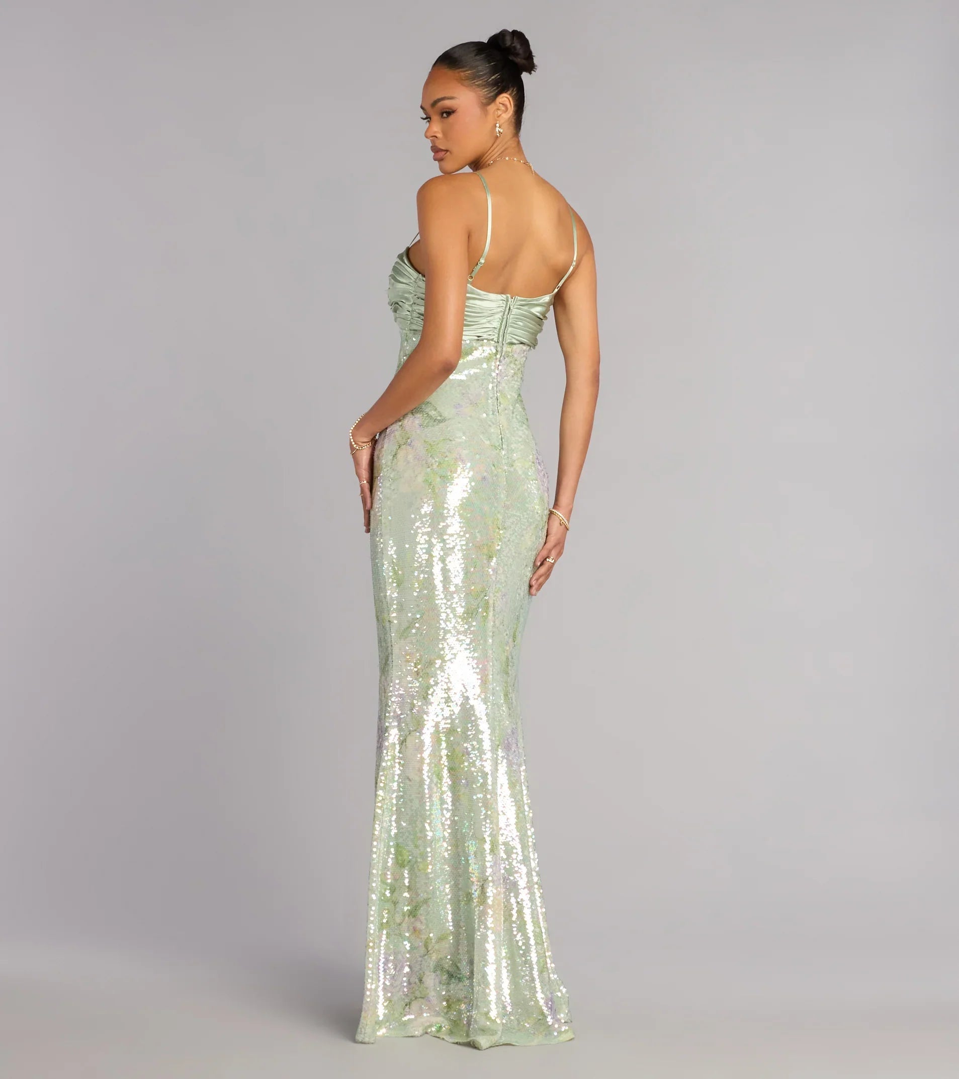 Murielle Sequin Mermaid Formal Dress